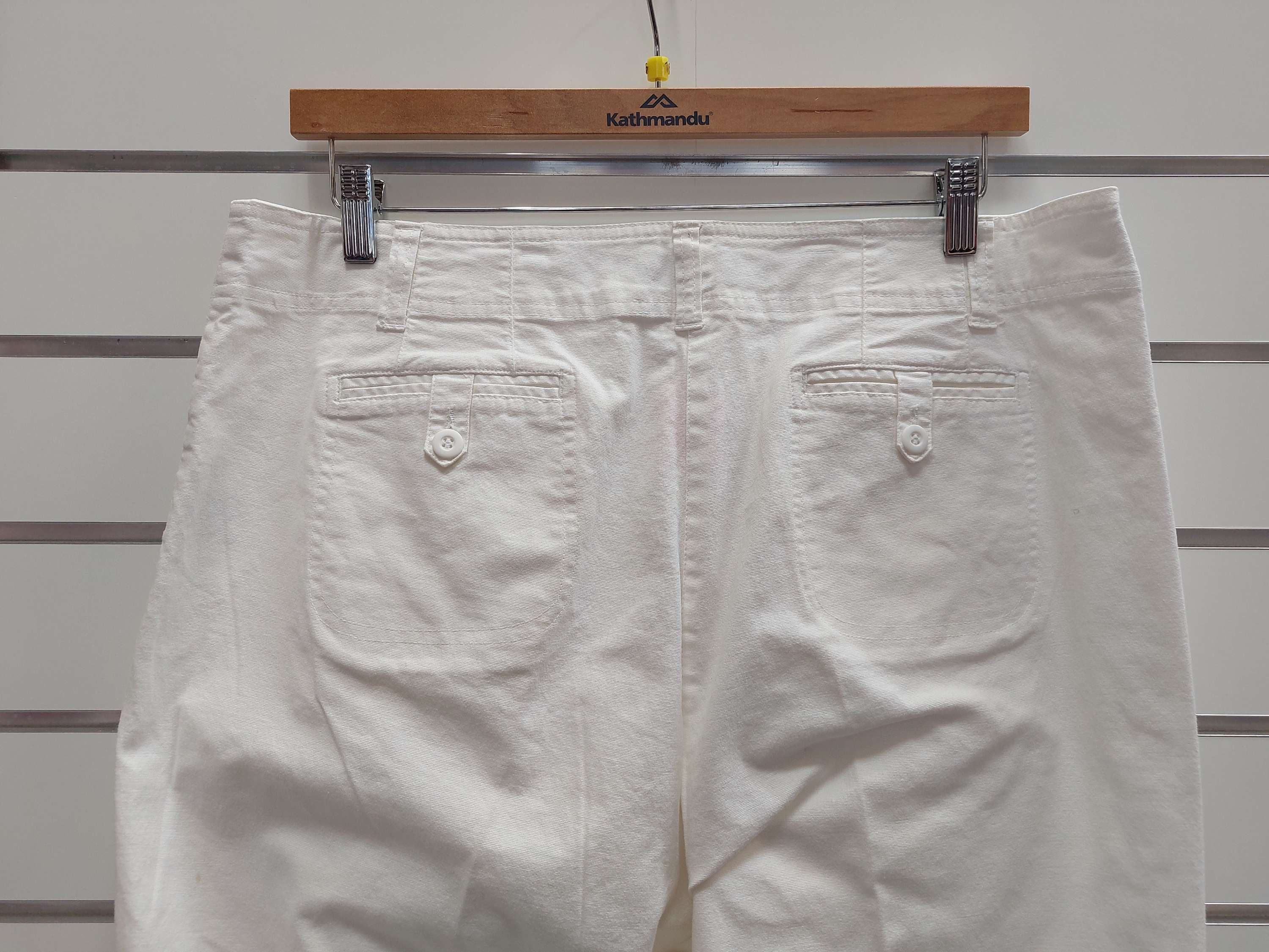 Assign 7/8 Wide Leg White Pants - 16 image 1