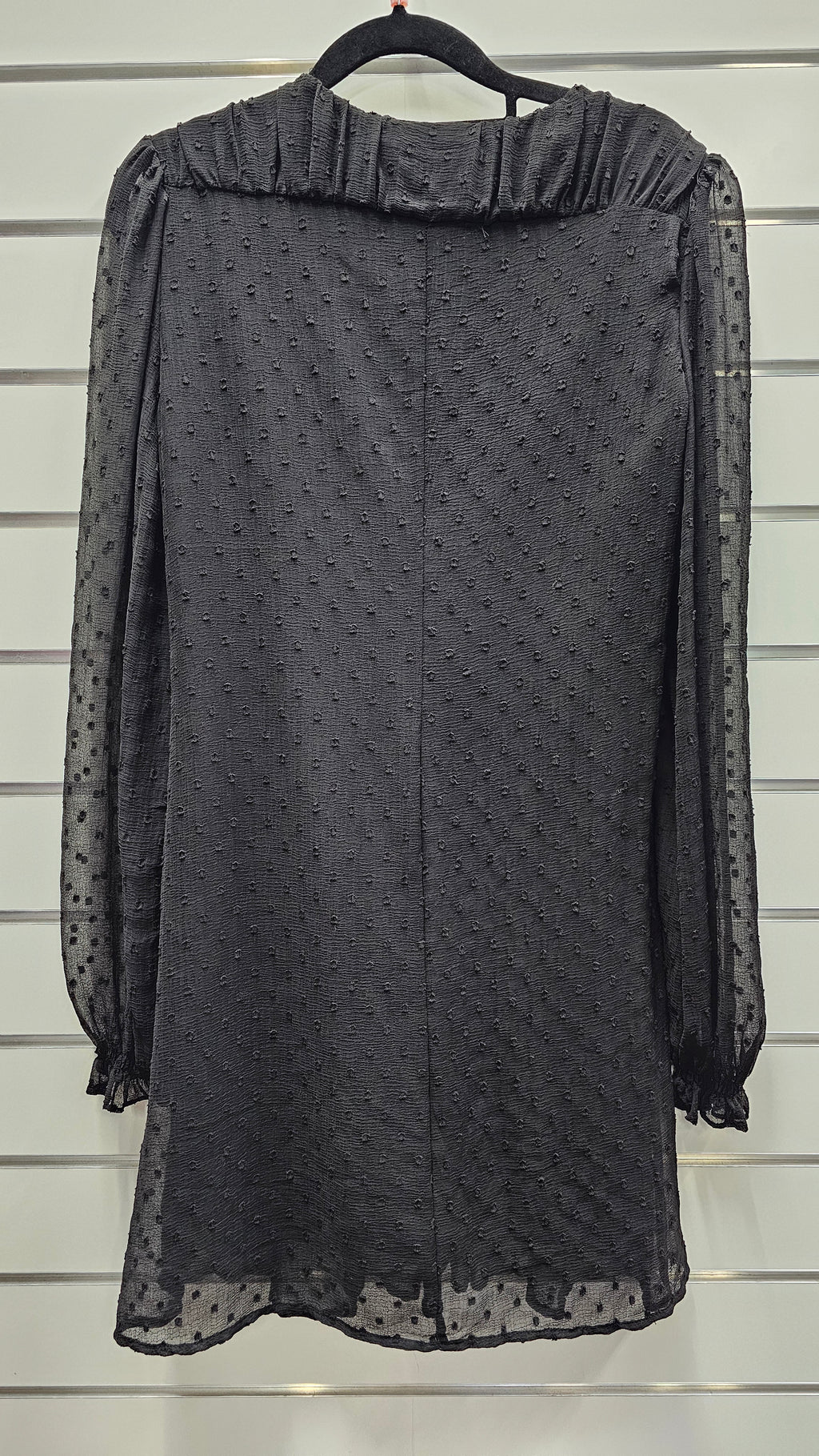 Zara Long Sleeve Black Dress - S image 1
