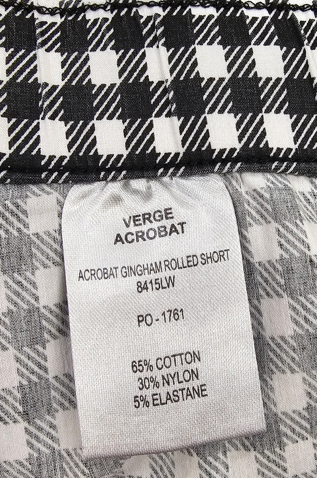 Verge Black And White Shorts - 18 image 5