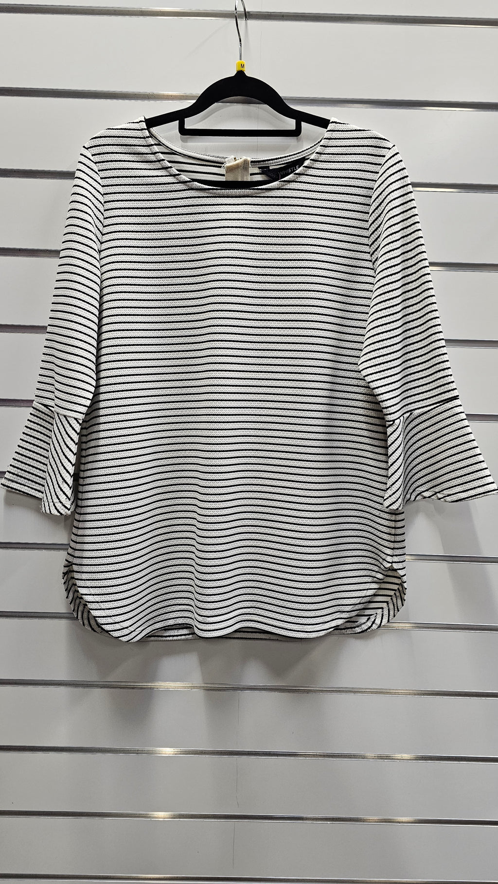 Whistle Black And White Striped Tunic - M image 0