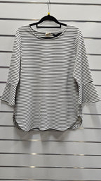 Whistle Black And White Striped Tunic - M image 0