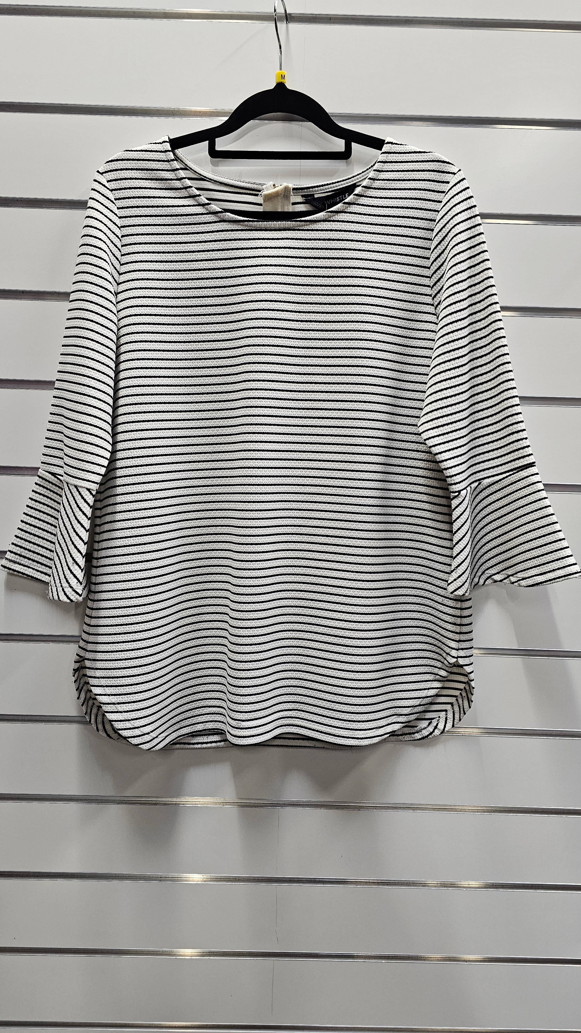Whistle Black And White Striped Tunic - M image 0