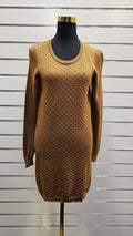 Standard Issue Mustard Knitted 100% Merino Dress  - M image 0