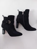 City Chic Black Suede Ankle Boot - 40 image 0
