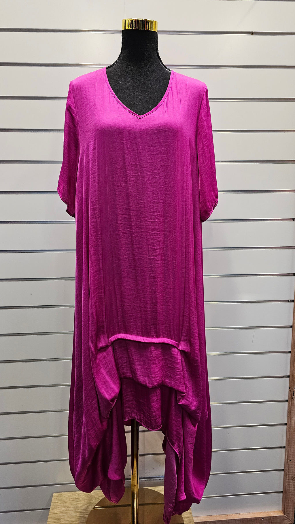 Taking Shape Magenta Dress - 14 image 0