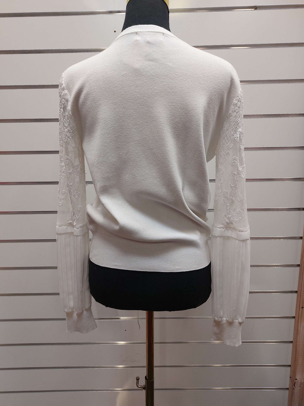 Derhy Cream Knit Jersey - S image 1