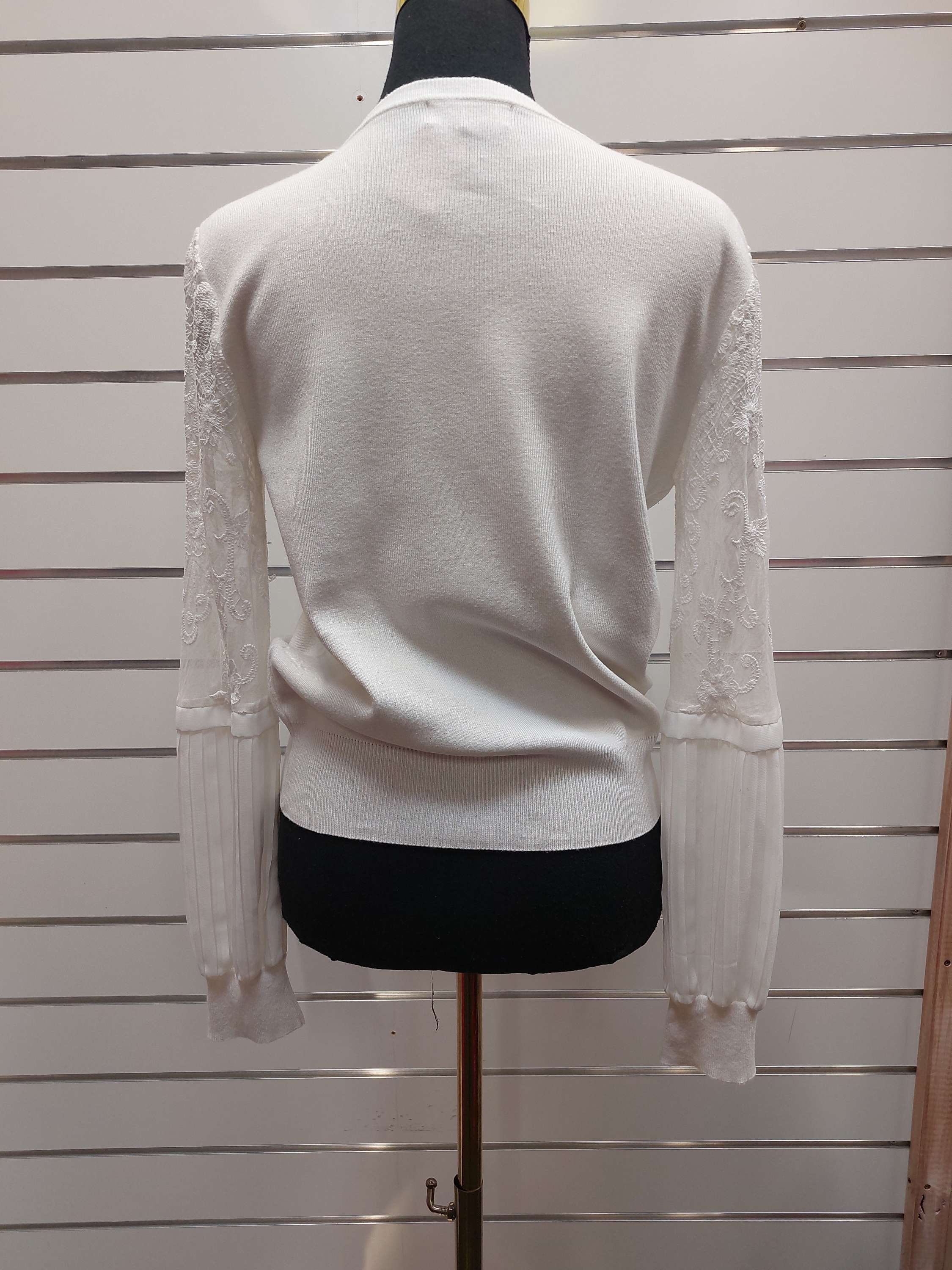 Derhy Cream Knit Jersey - S image 1
