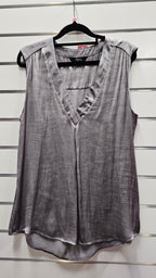 Max silver sleeveless blouse - size 10 image 0