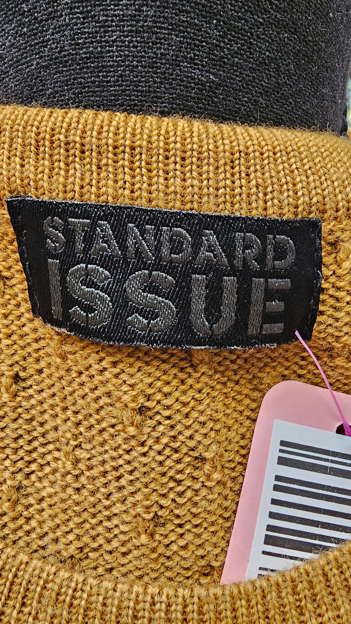 Standard Issue Mustard Knitted 100% Merino Dress  - M image 4