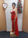 Sparkly Red Strapless Dress - 14 image 0