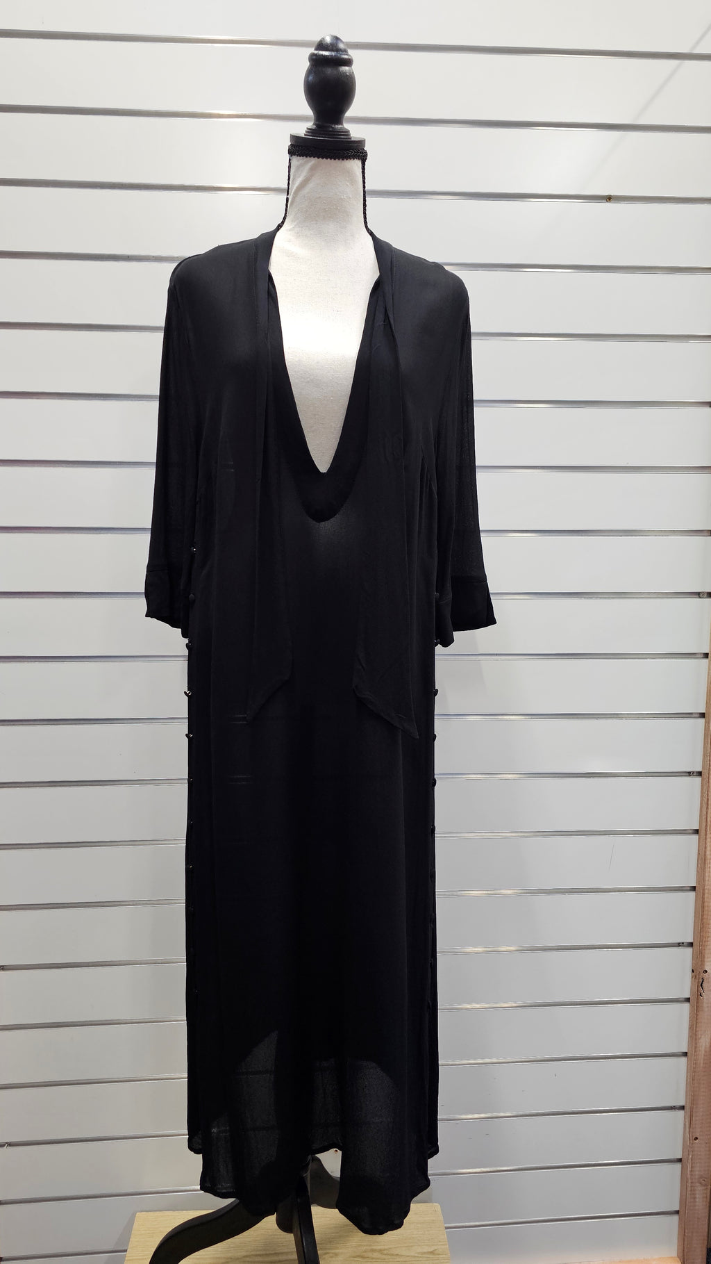 Faye black dress 100% Viscose - size 12 image 0