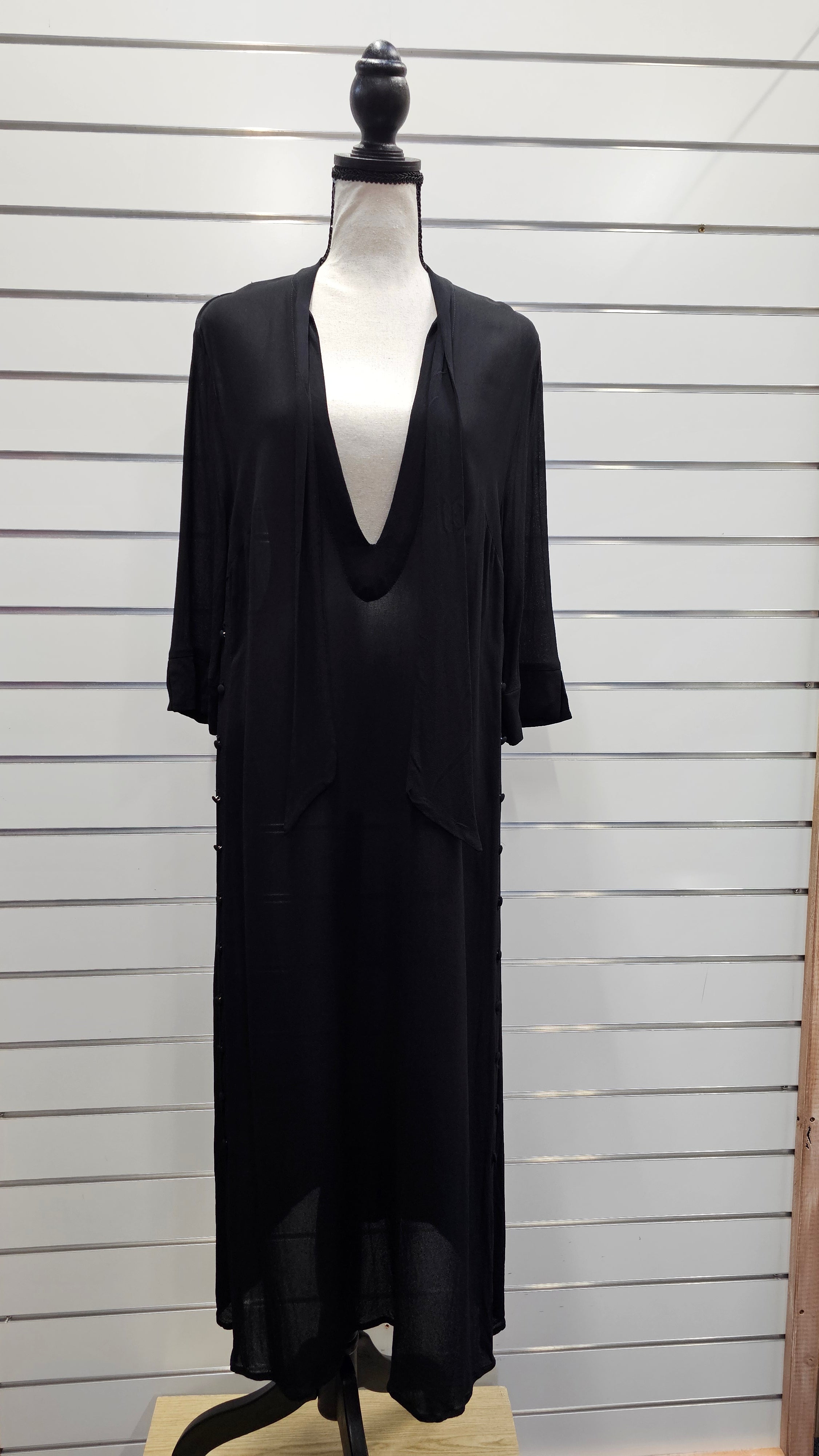 Faye black dress 100% Viscose - size 12 image 0