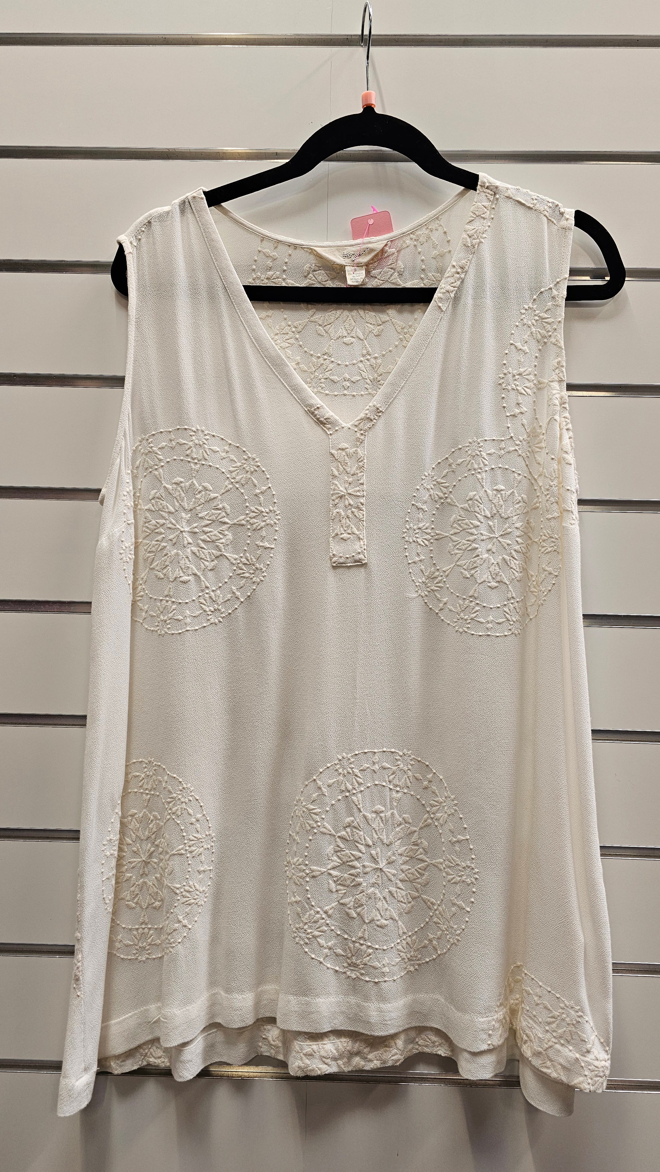 Verge Cream Blouse - S image 0