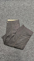 Verge 3/4 Black Pants With Beige Stitching - 18 image 0