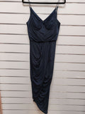 Navy Lace Bodice Dress - 8 image 0