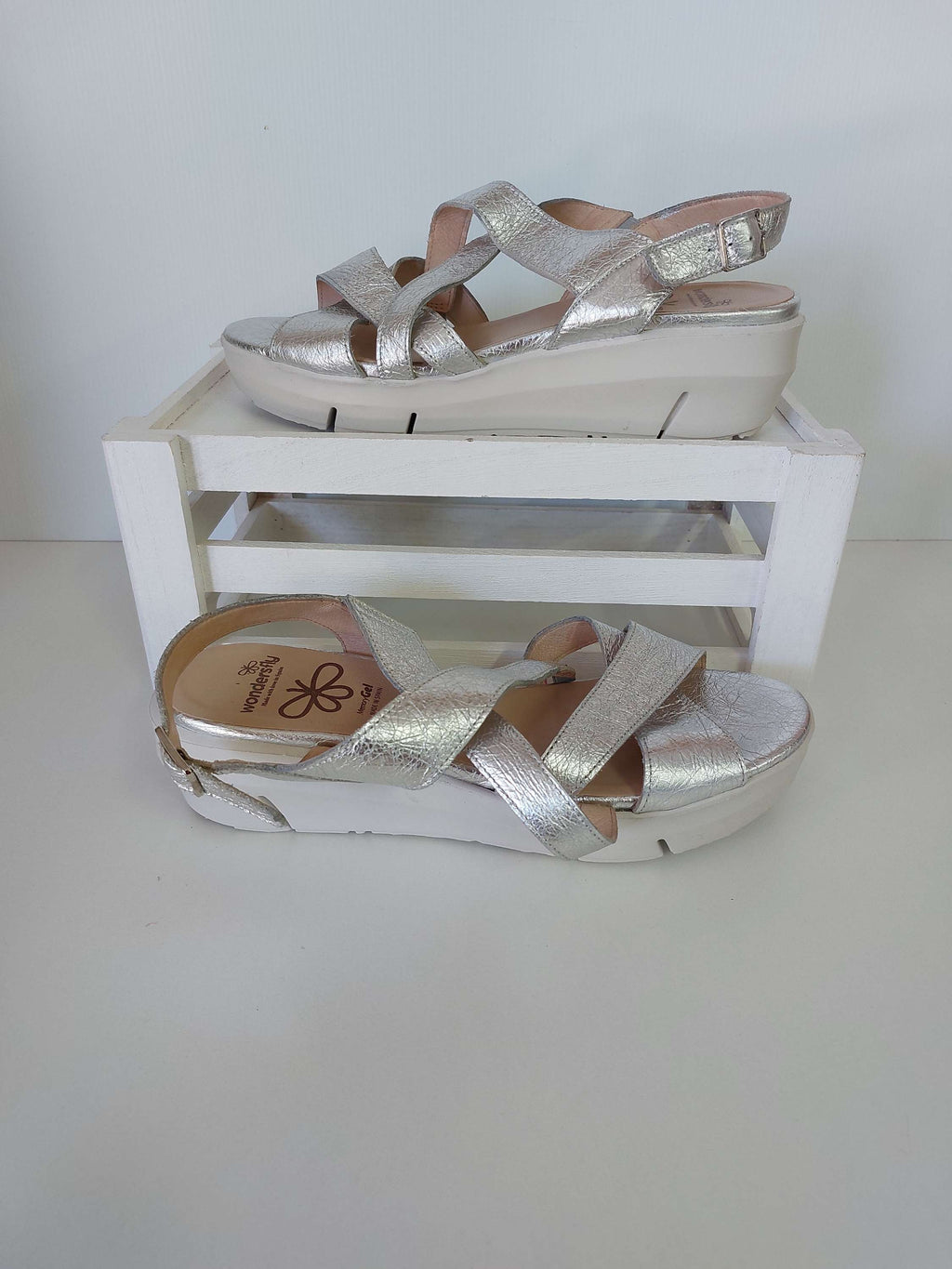 Wondersfly Silver Sandal - 40 image 0
