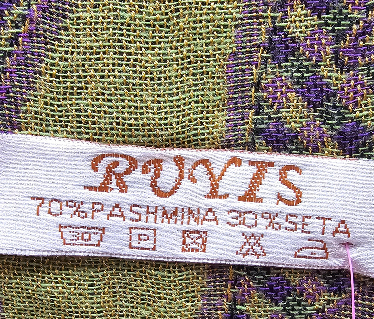 Ruyis Purple And Green Scarf image 2