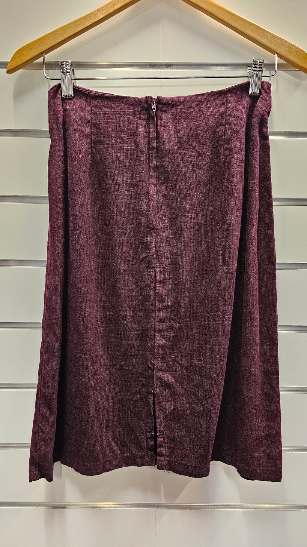 Glassons Plum Linen Skirt - 12 image 1