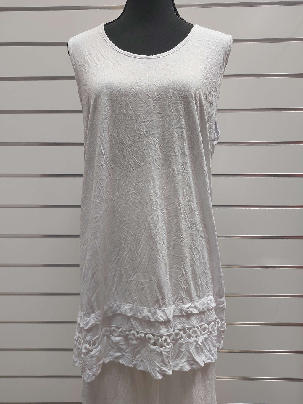 Taking Shape White Sleeveless Top - 14 image 0