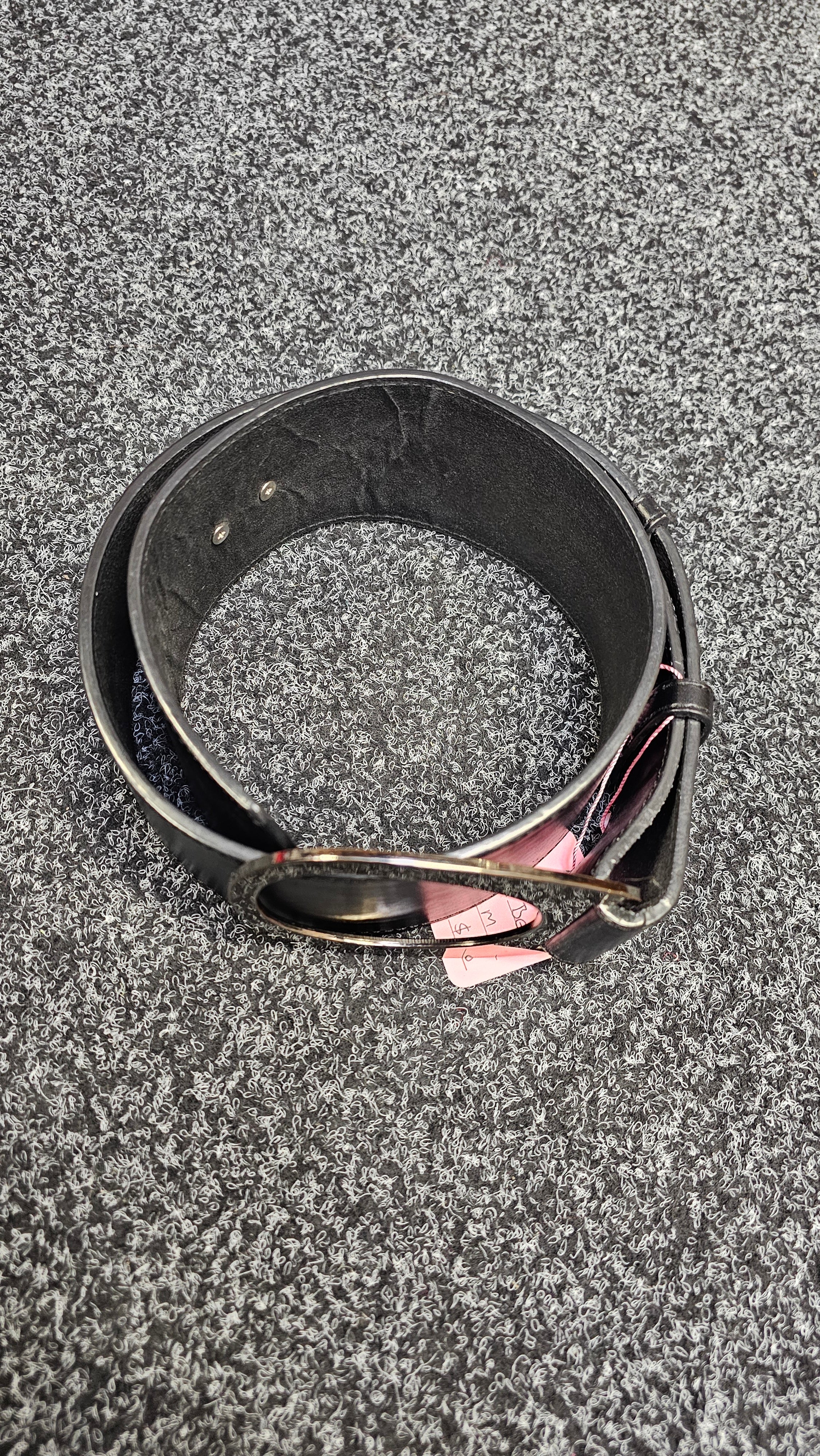 Paula Ryan Black Leather Belt - M image 3