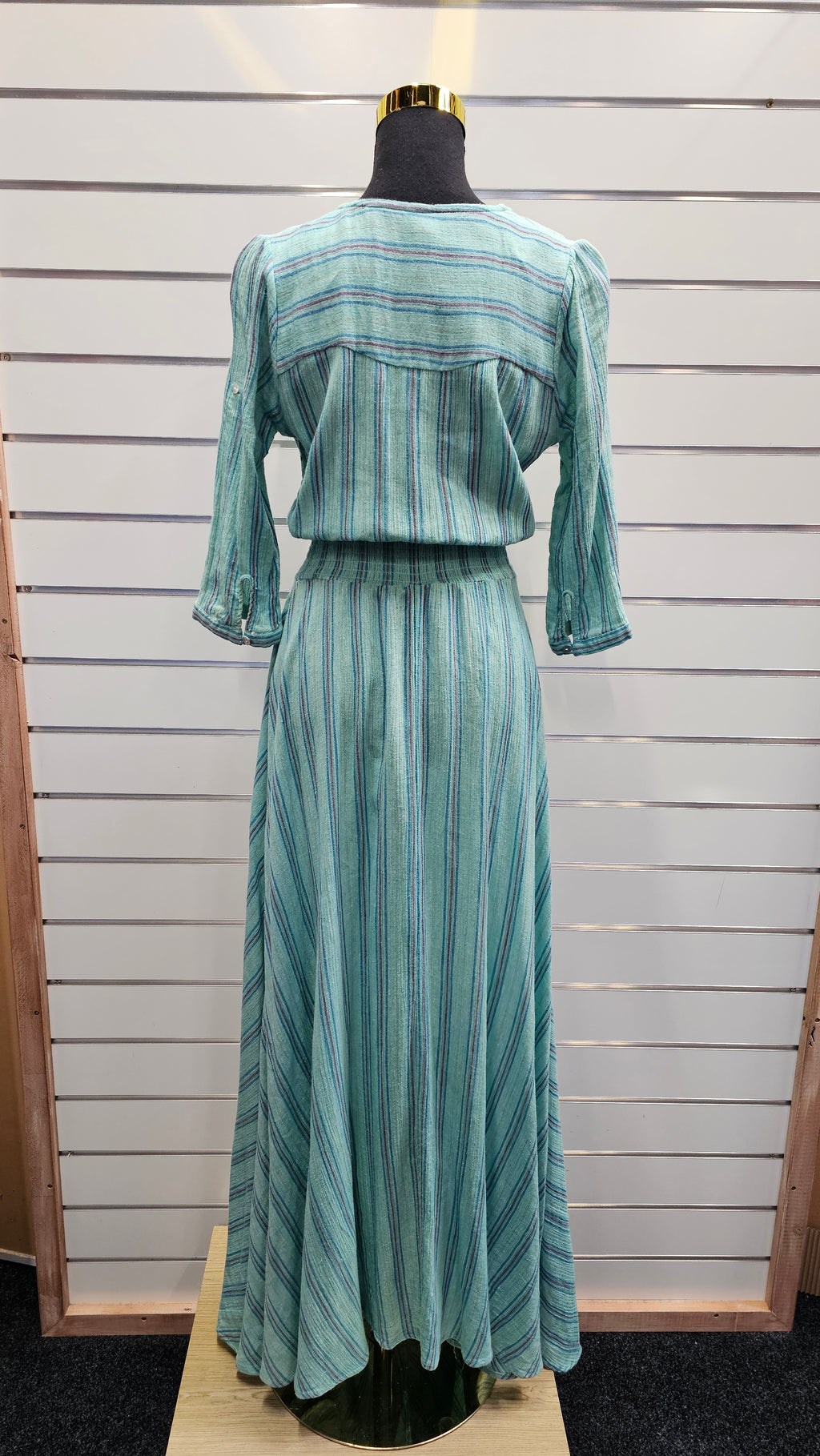 Spell 3/4 Sleeve Dress, Cotton, And Linen Blend - M image 2