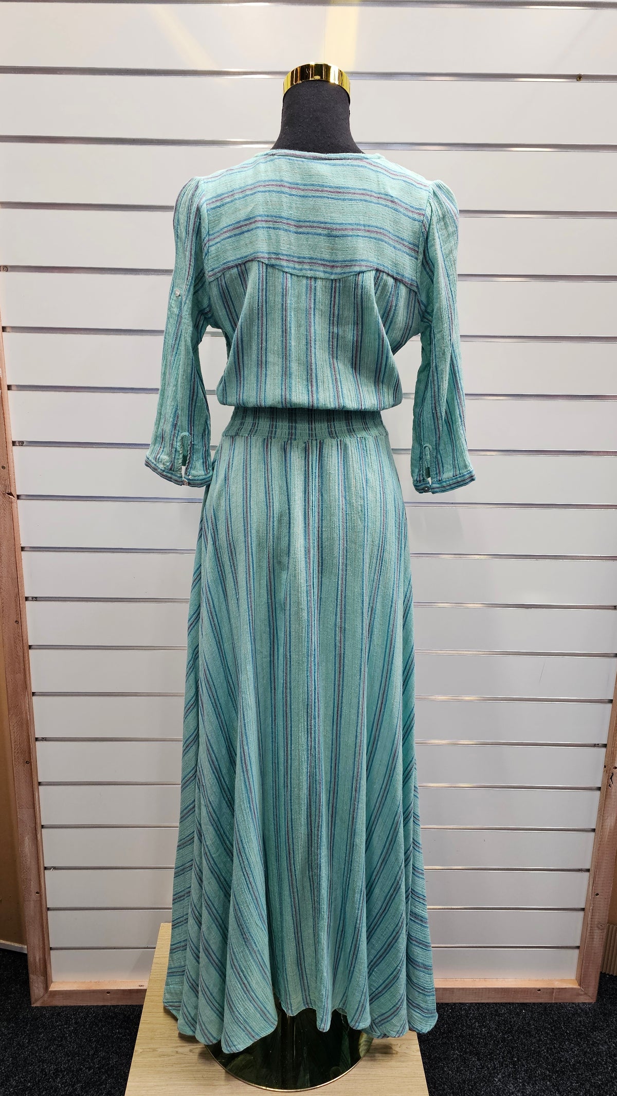 Spell 3/4 Sleeve Dress, Cotton, And Linen Blend - M image 2