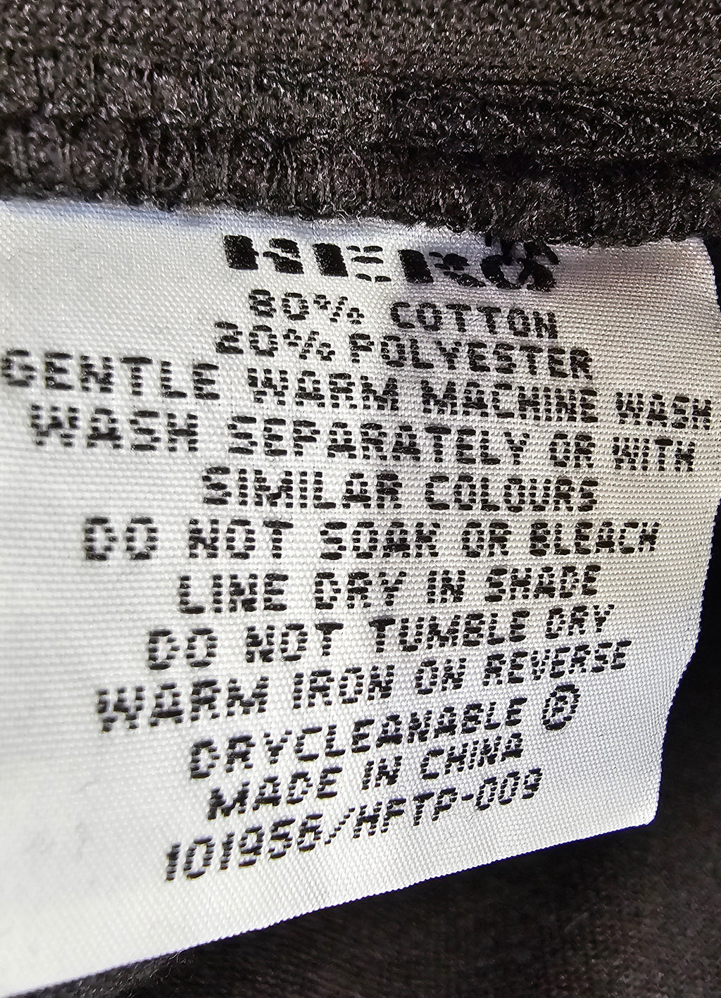 Hero 80% Cotton Suede Black Pants - XL image 3