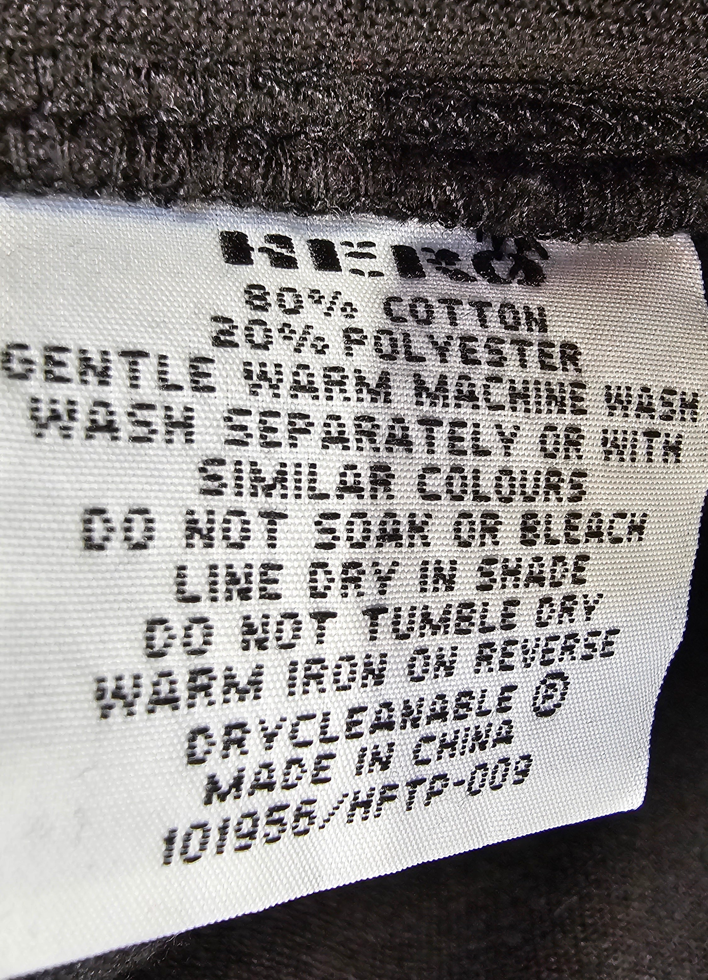 Hero 80% Cotton Suede Black Pants - XL image 3