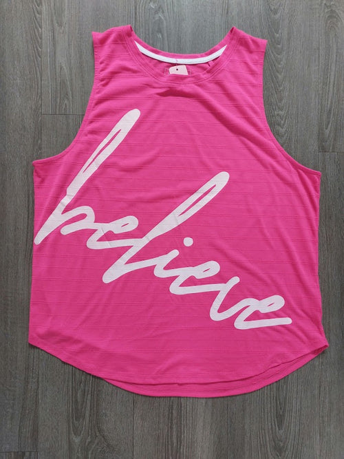 Active Intent Pink Gym Singlet - 2XL image 0