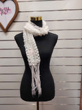 White Knitted Scarf image 0