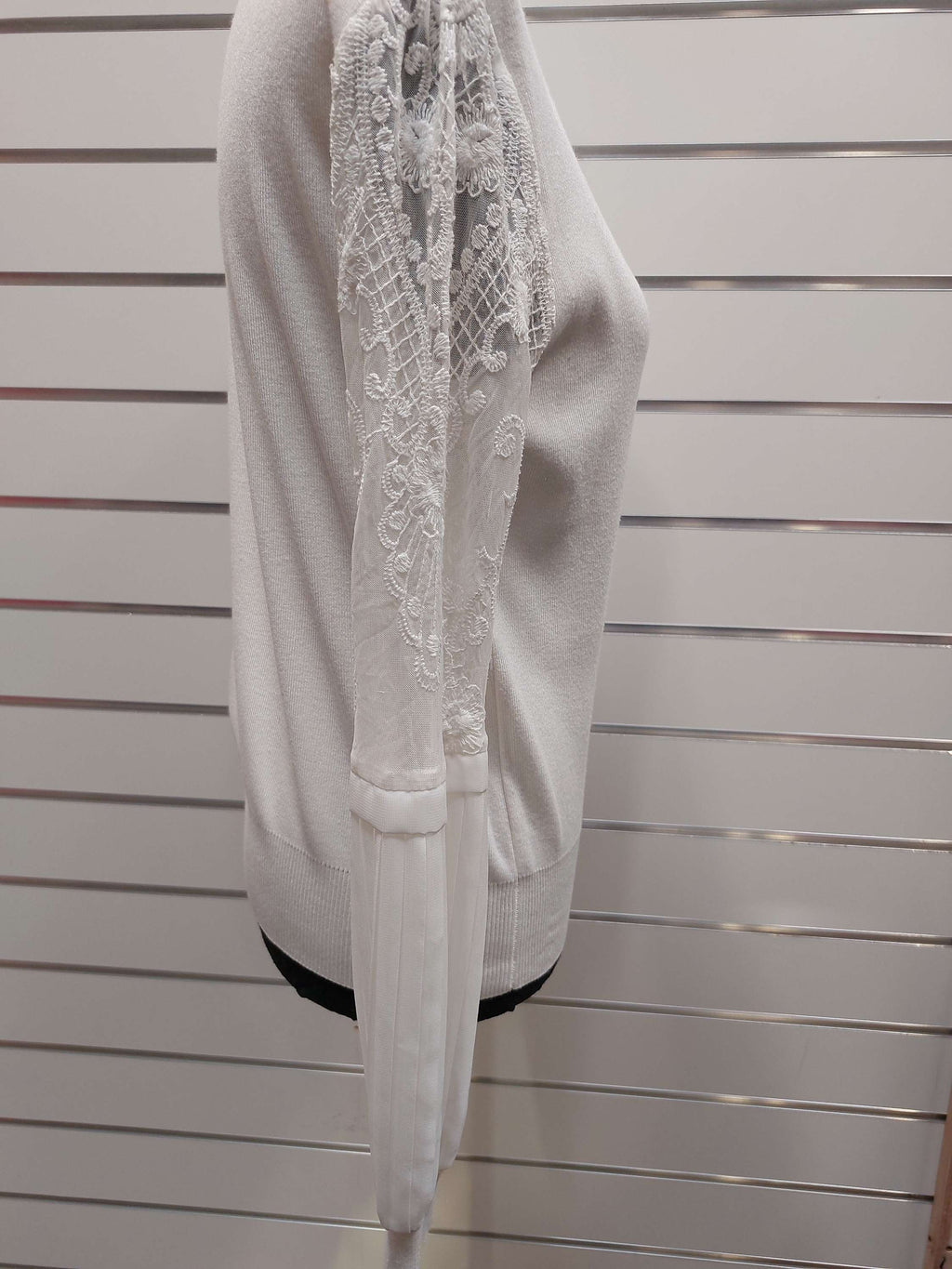 Derhy Cream Knit Jersey - S image 2