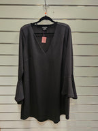 City Chic Black Long Sleeve Dress - XS image 0