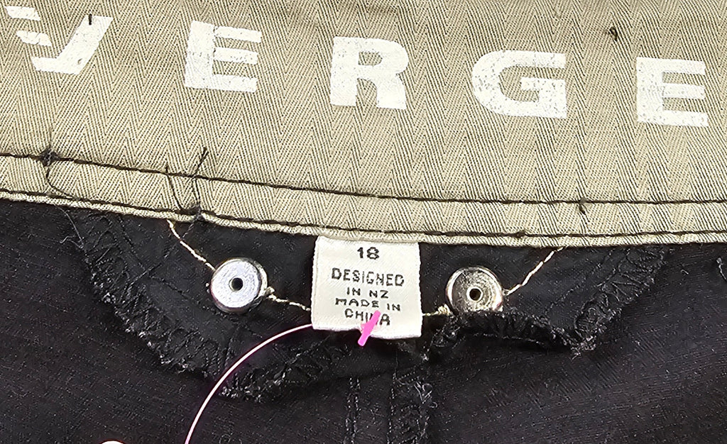 Verge 3/4 Black Pants With Beige Stitching - 18 image 4