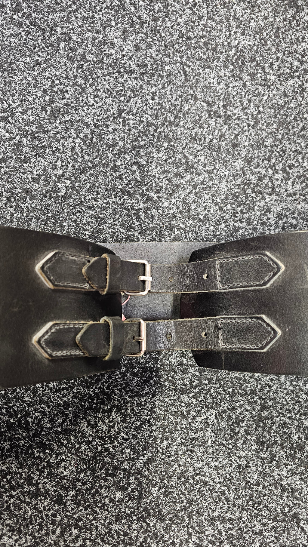 Ashley Fogel Black Leather Belt - 12 image 2