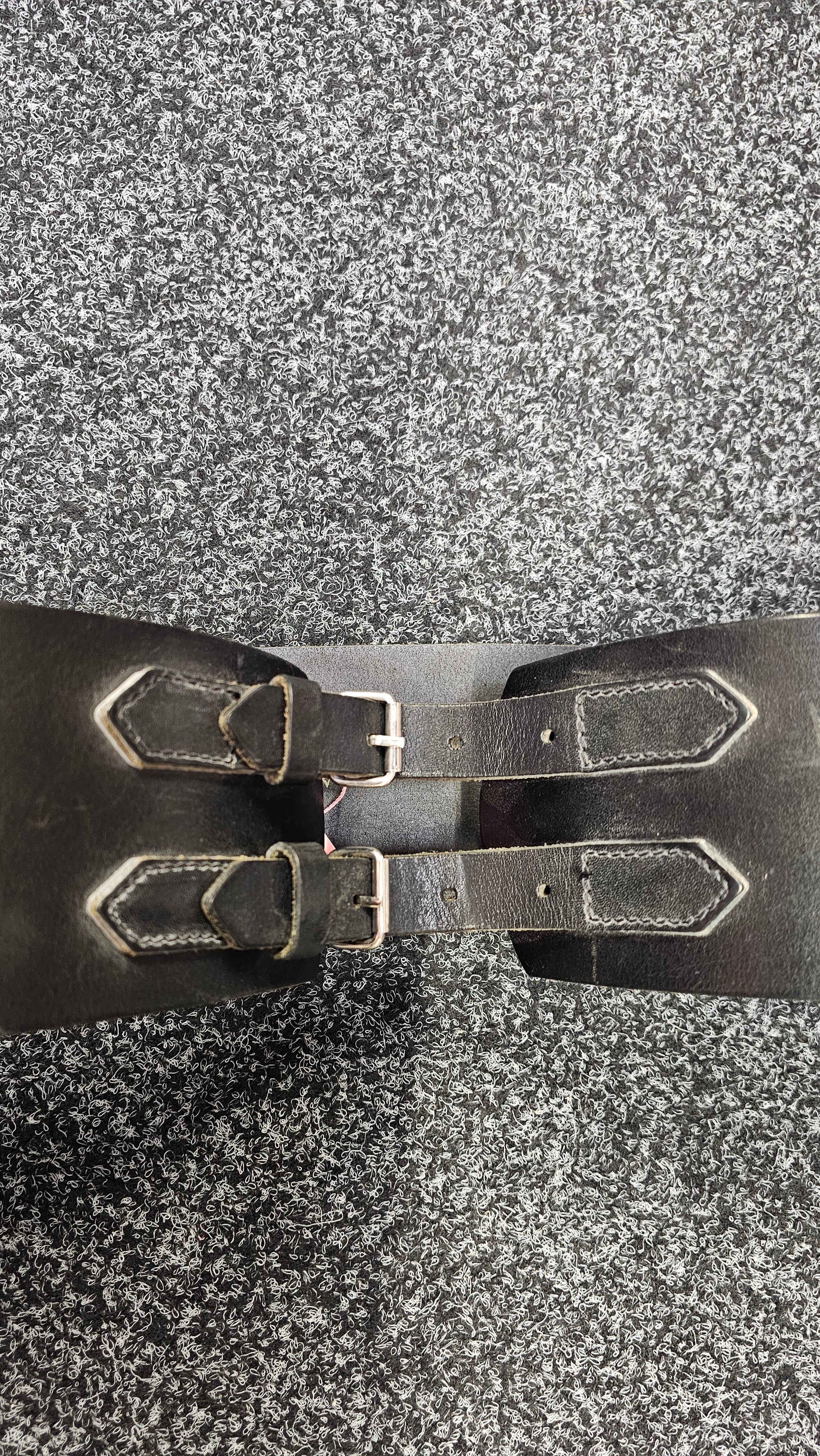 Ashley Fogel Black Leather Belt - 12 image 2