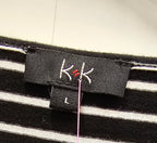 K+K Black And White Tunic - L image 3