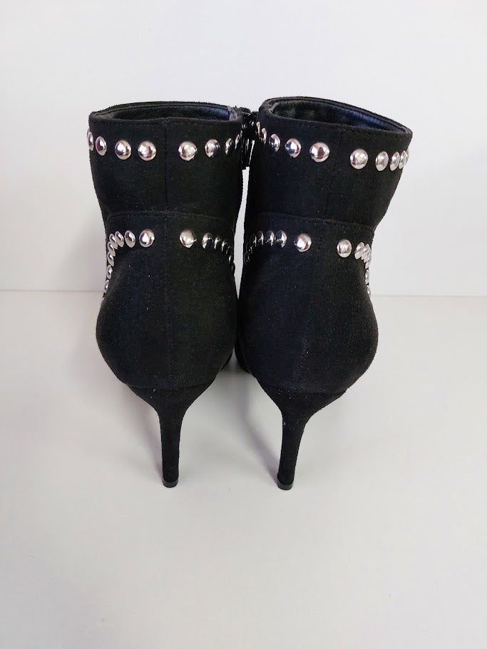 City Chic Black Suede Ankle Boots - 40 image 2