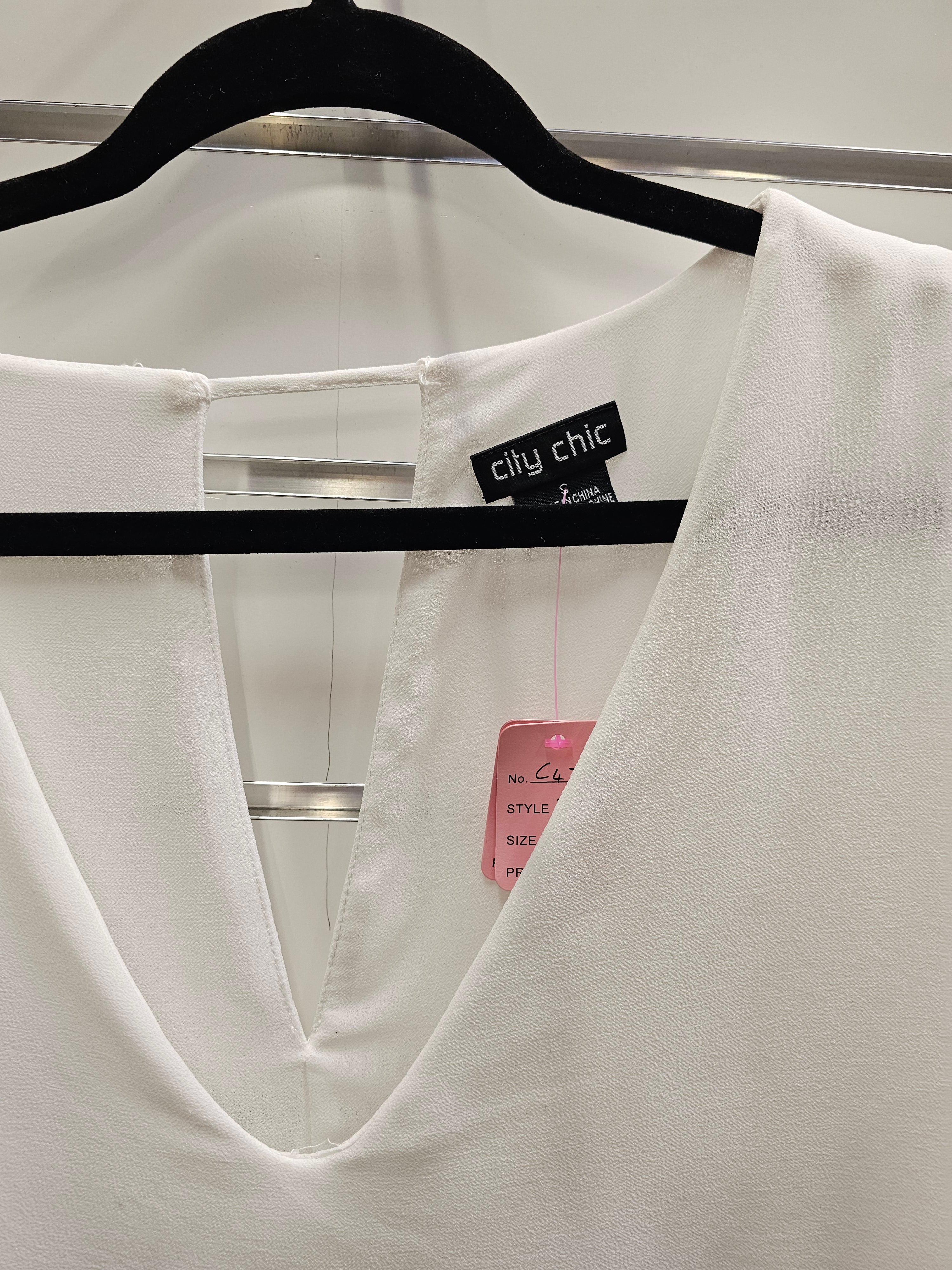 City Chic White Blouse - S image 4