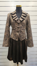 Barbara Lee Gold Skirt And Jacket Set - 8 image 0
