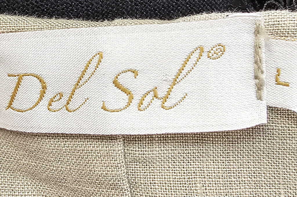Del Sol 100% Linen Dress - L image 3