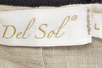 Del Sol 100% Linen Dress - L image 3