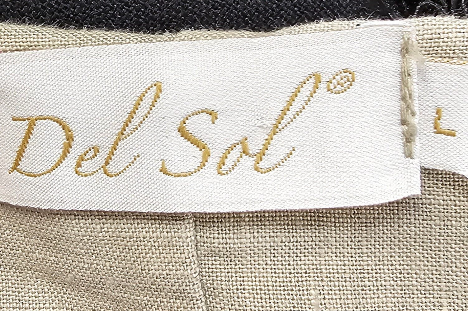 Del Sol 100% Linen Dress - L image 3