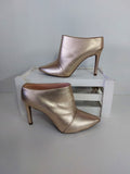Hey Monday Gold Leather Short Boots - 7 image 0