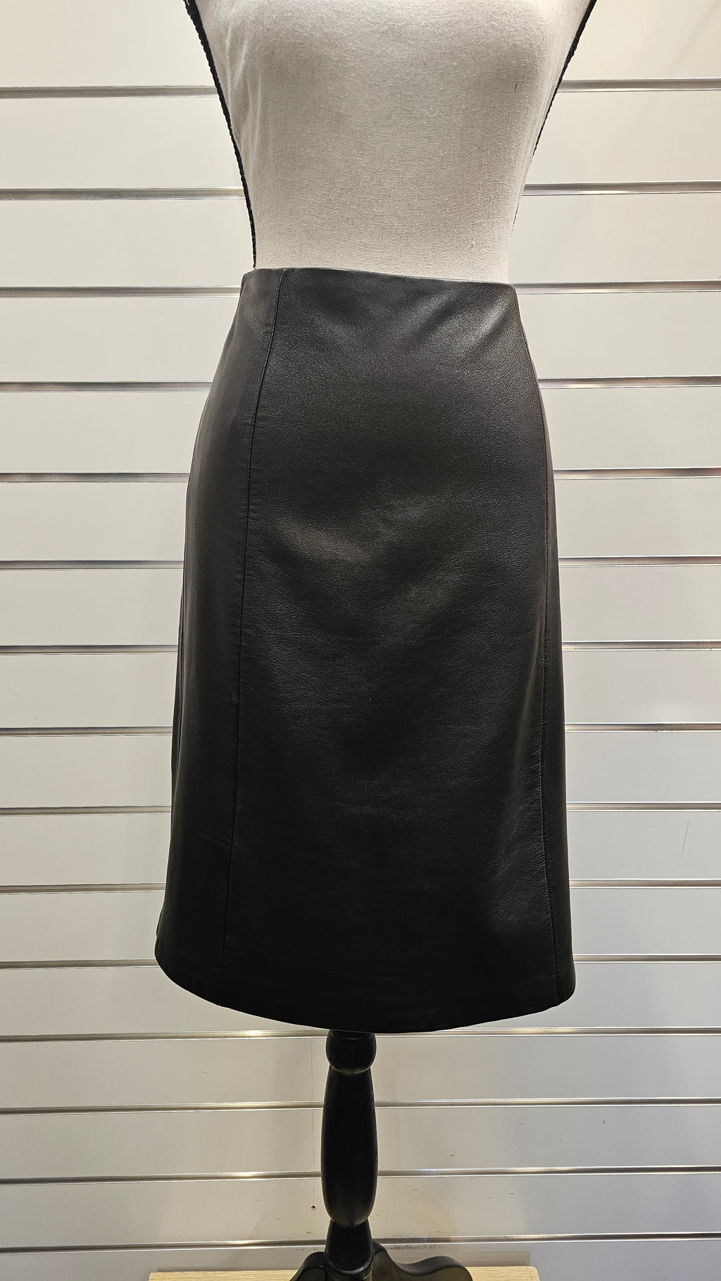 E-Sprit Black Genuine Leather Skirt - 10 image 0