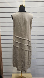 Del Sol 100% Linen Dress - L image 2
