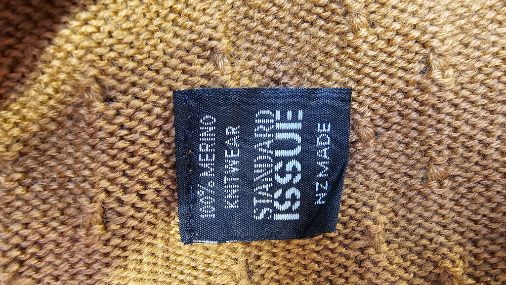 Standard Issue Mustard Knitted 100% Merino Dress  - M image 3