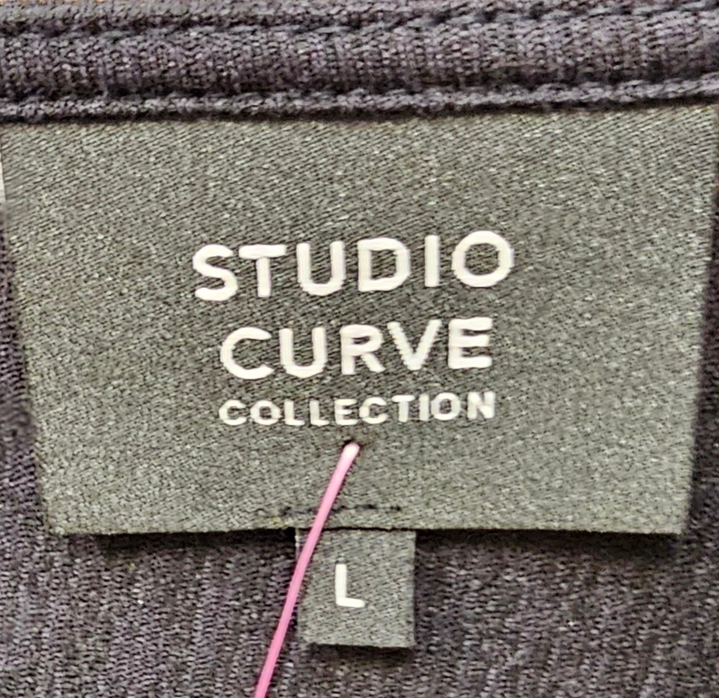 Studio Curve Long Sleeve Blouse Navy Blue - L image 4