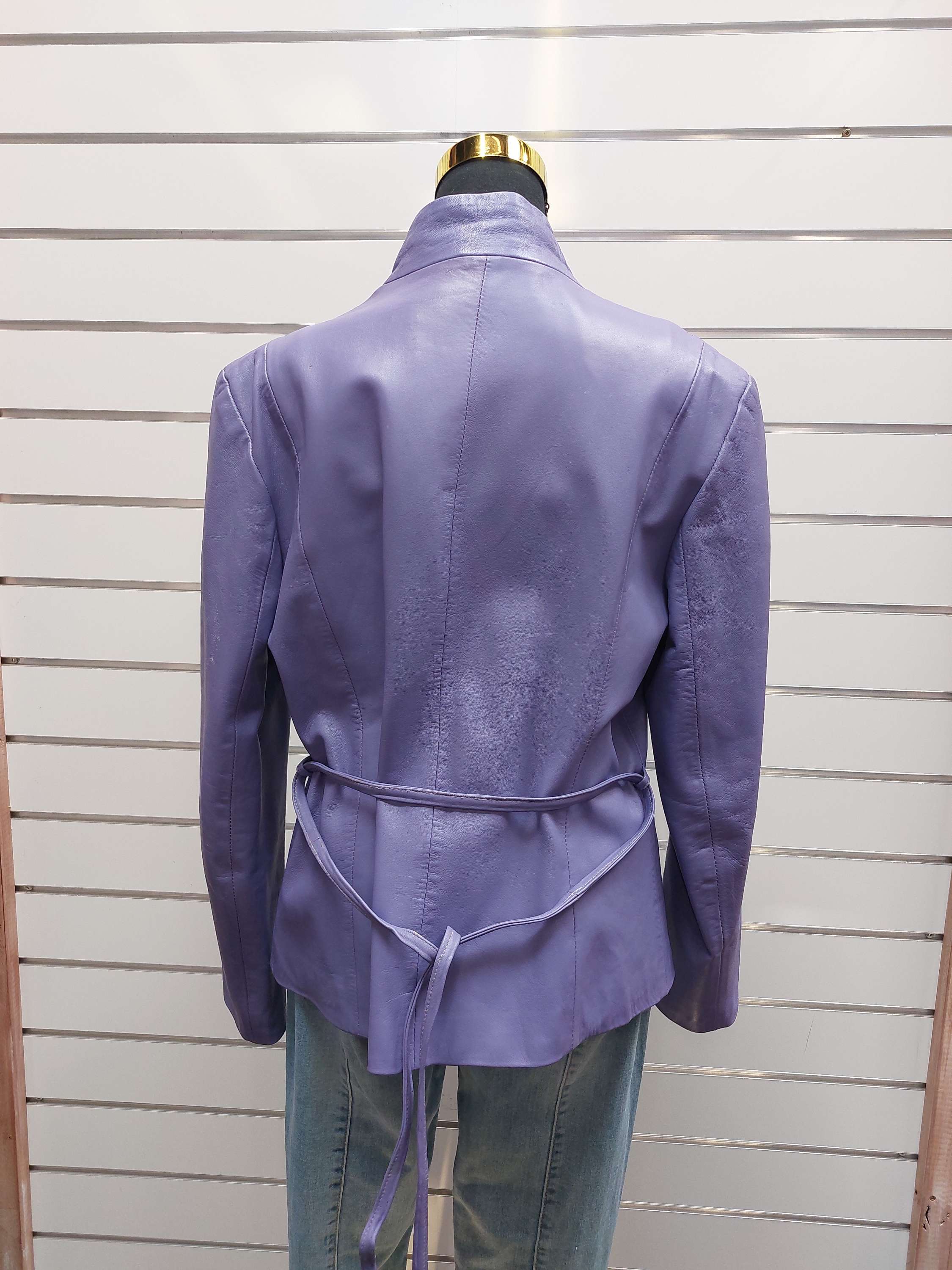 Noble Purple Leather Jacket - XL image 2