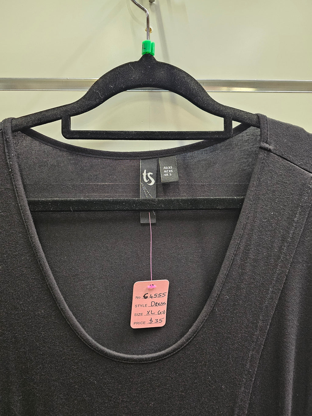Taking Shape Black Crossover Tunic - XS   image 1