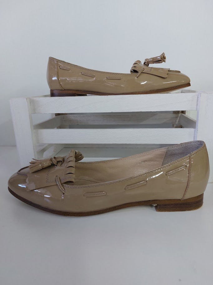 Valdo Nude Leather Slip On Shoe - 40 image 1